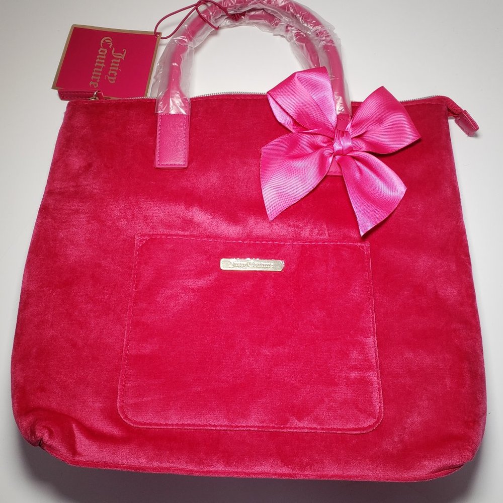 Velvet Pink Juicy Couture Hand Bag